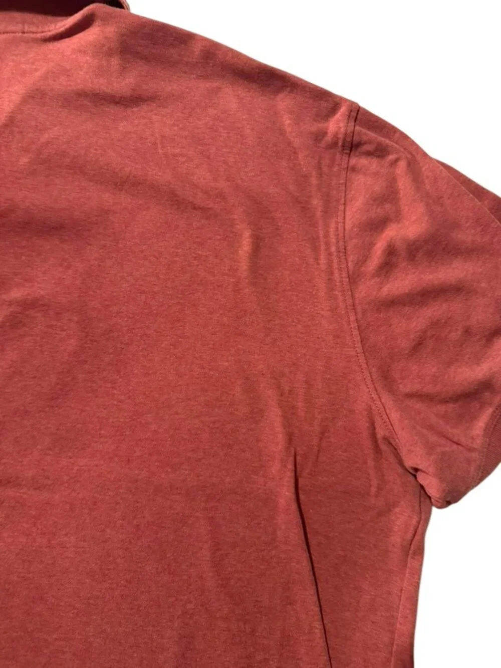Banana Republic Men's Polo Shirt XL Salmon Pink Cotton Short Sleeve Classic